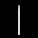 White taper candle for wax distressing