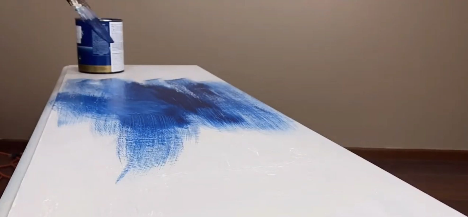 paint over the water damage