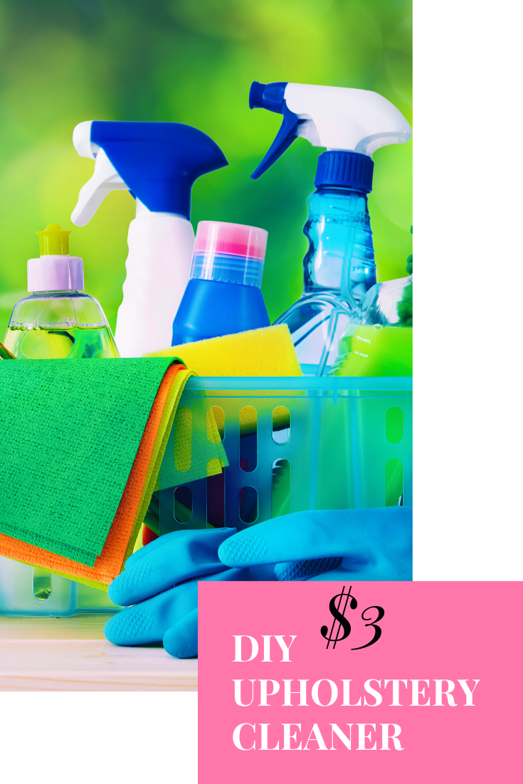 DIY Upholstery Cleaner/Stain Remover Works Every Time!