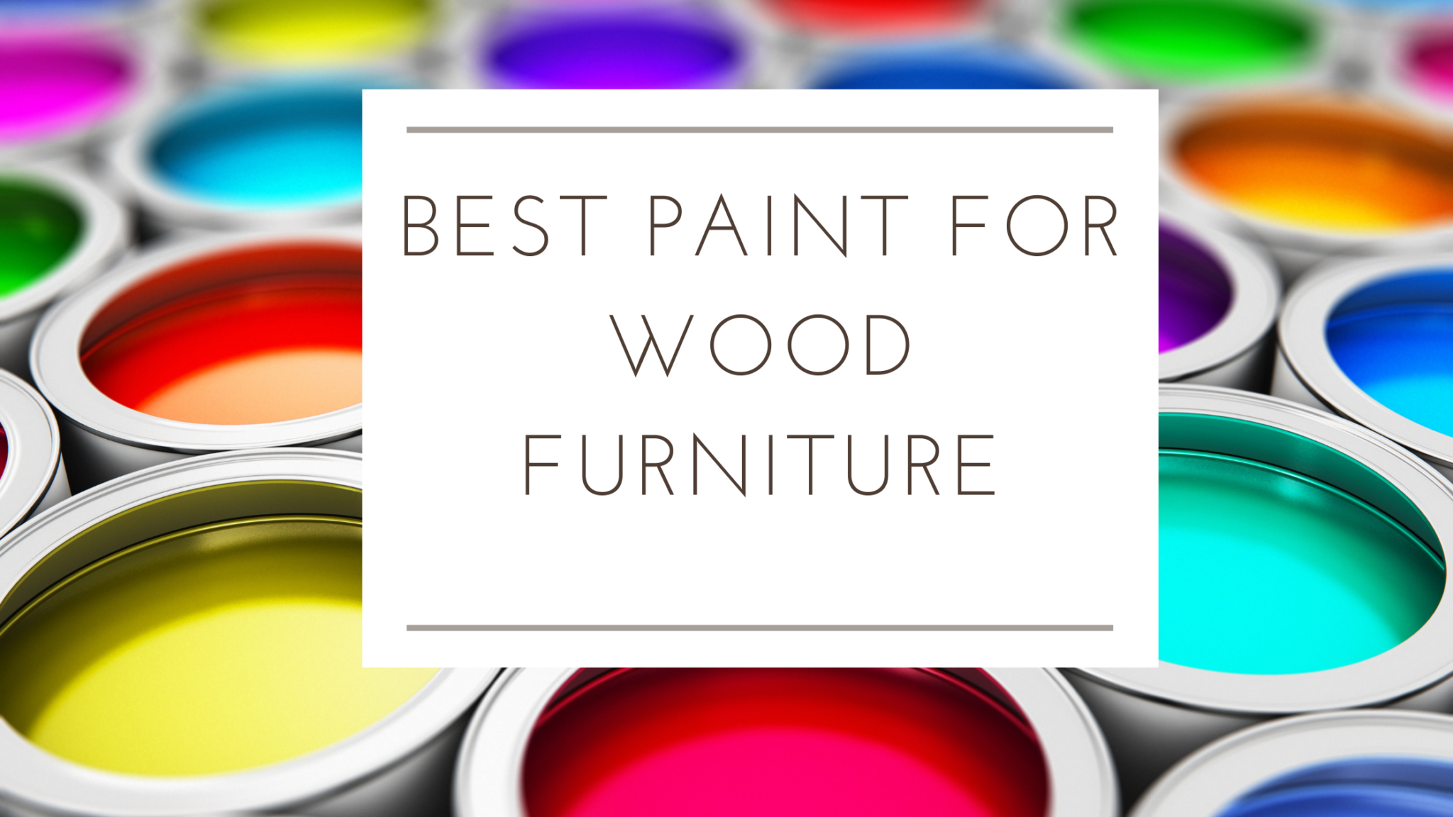 Best Paint for Wood FurniturePeony Lane Designs